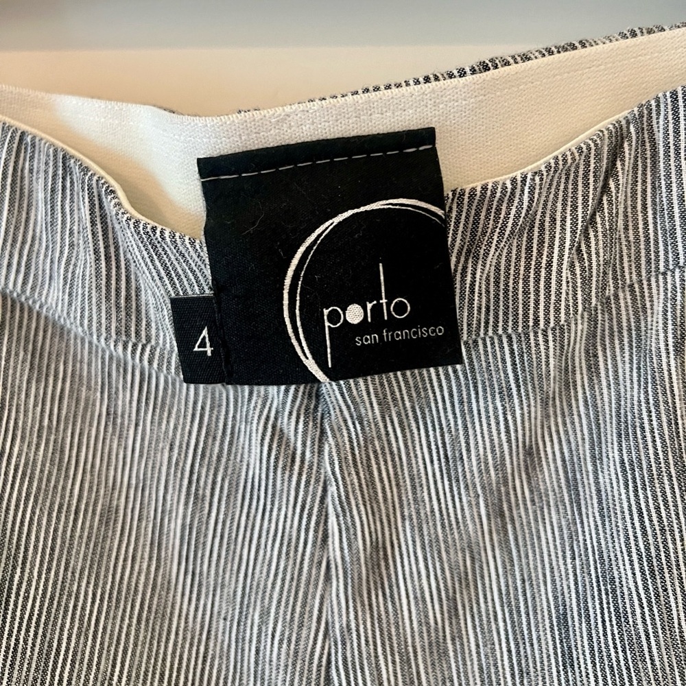 NWT Porto Wide-Leg Chinos in Heather Gray - Picture 4 of 9